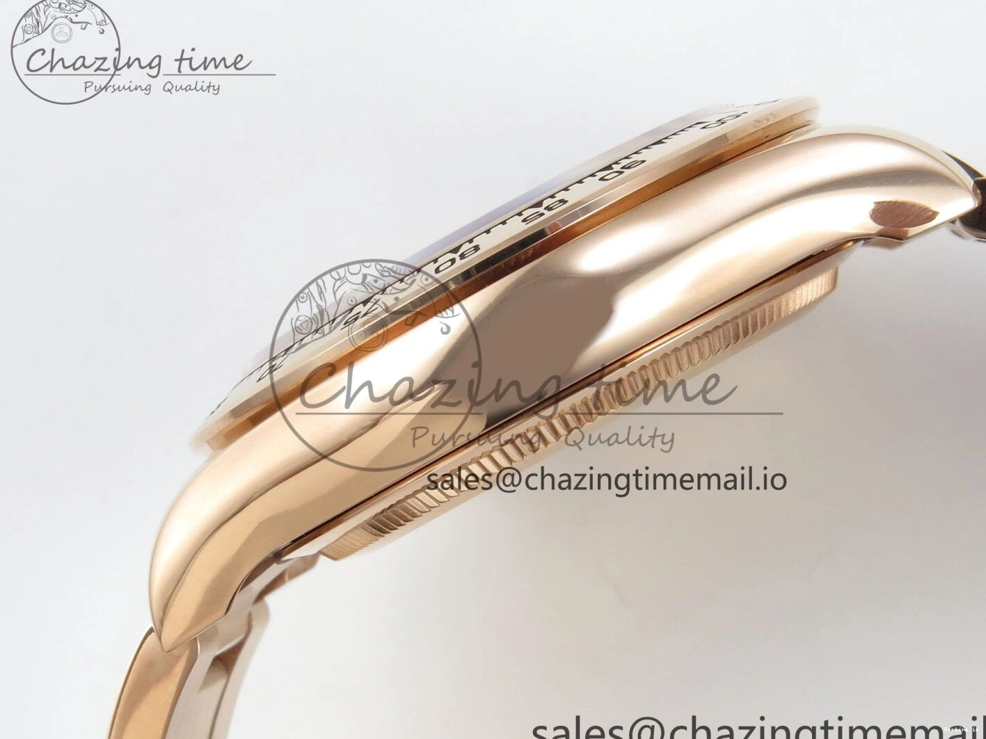 1227 TechFriendly Daytona 126505 RG QF 1:1 Best Edition RG Black Dial Crystal Markers On RG Bracelet SH4131 V6 (Gain Weight) 303